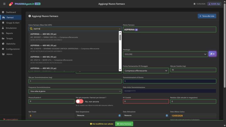 Widget ricerca AIFA