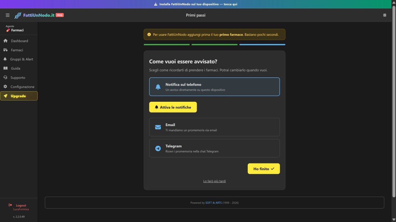 Panoramica report e notifiche